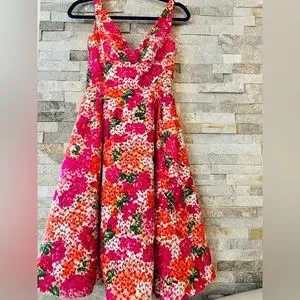 Anthropologie | Dresses | Anthropologie Riona Embroidered Floral Dress By  Monique Lhuillier Size Nwt | Poshmark